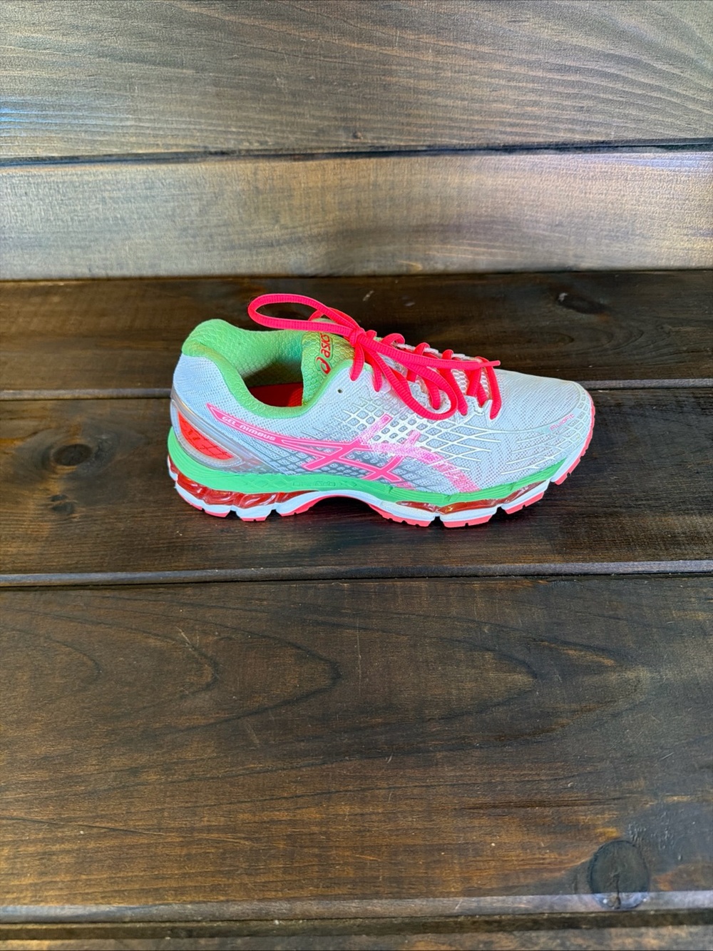 NEW ASICS Gel-Nimbus 17 Multicolor Sneakers Running Shoes Women Size 8.5 - Picture 8 of 12